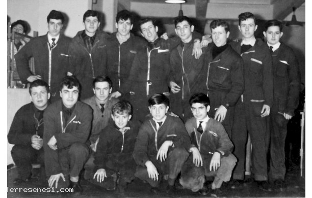 1963 - Scuola Professionale Tito Sarrocchi. Tre allievi di Asciano