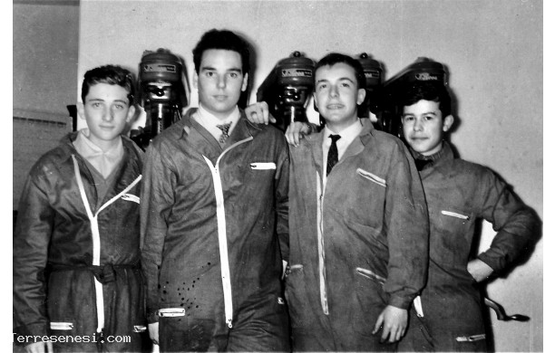 1962 - Alcuni alunni di Seconda Istituto Tecnico industriale